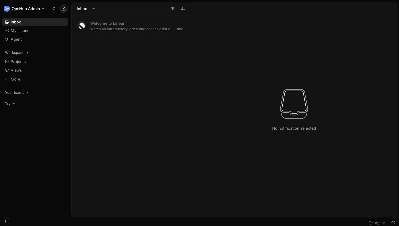 Linear inbox view